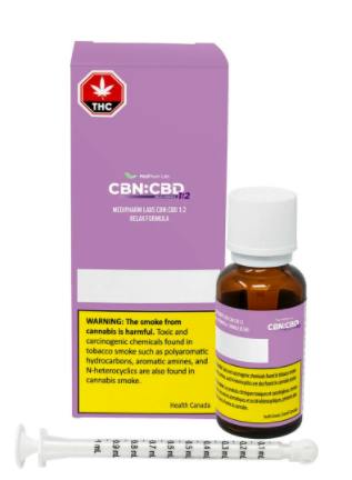 MediPharm Labs - CBN:CBD 1:2 Relax Formula - Blend - 30ml