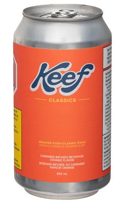 Keef - Orange Kush Classic Soda - Hybrid - 1x355ml