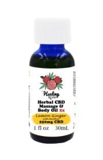 Lemon Ginger CBD 250mg Massage & Body Oil at DDM Cannabis | Blackstone, MA Dispensary