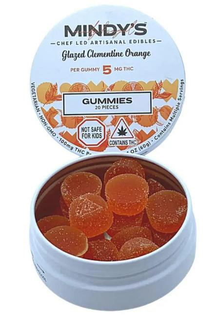 MINDYS - Glazed Clementine Orange 100mg Gummies