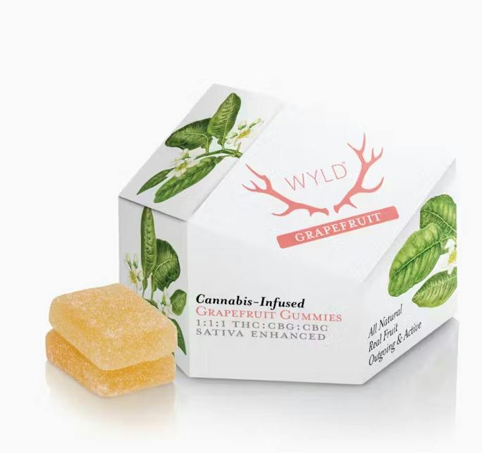 WYLD - Grapefruit 1:1:1 (S) 100mg Gummies