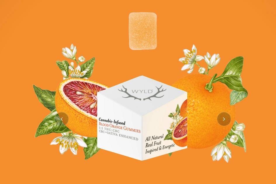 WYLD - Blood Orange 1:1 (S) 100mg Gummies