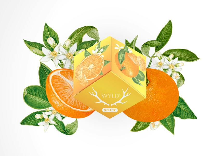 WYLD - Sour Tangerine (H) 100mg Gummies