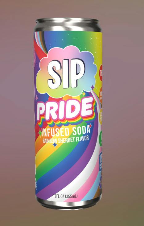 SIP - Pride Rainbow Sherbet 5mg Soda at DDM Cannabis | Blackstone, MA Dispensary