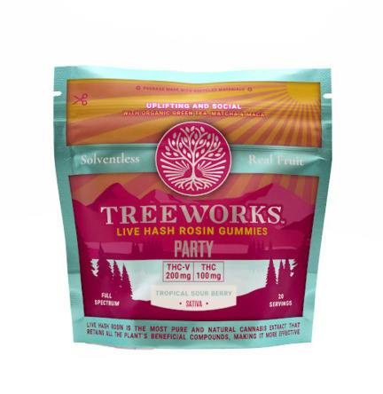 HUMMIES - Party (S) 100mg Live Hash Rosin Gummies