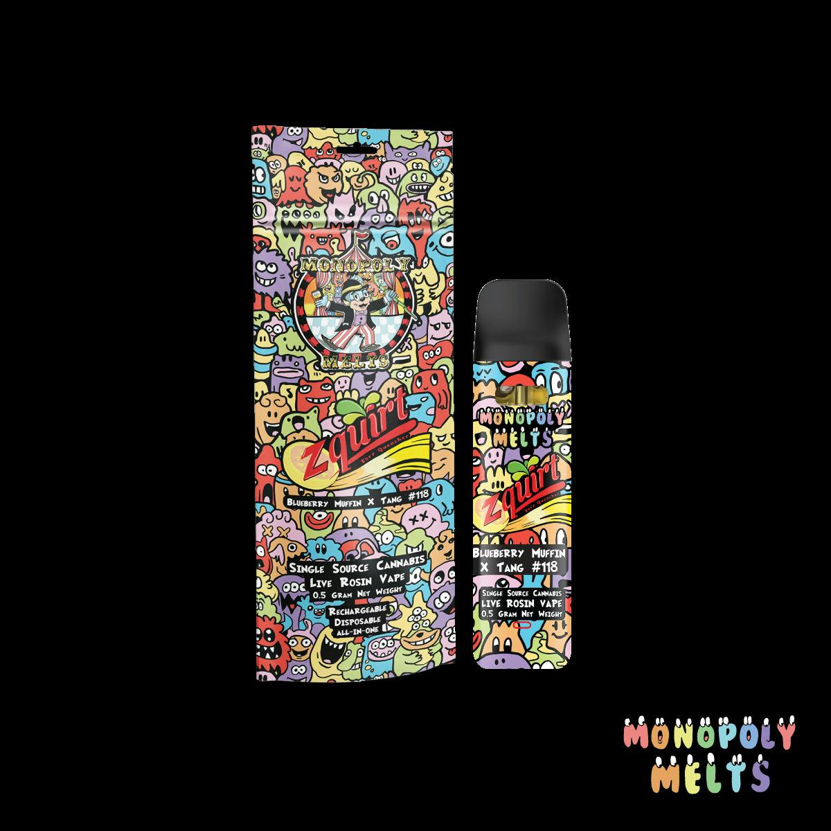 Monopoly Melts - Oishii .5g Live Rosin Disposable