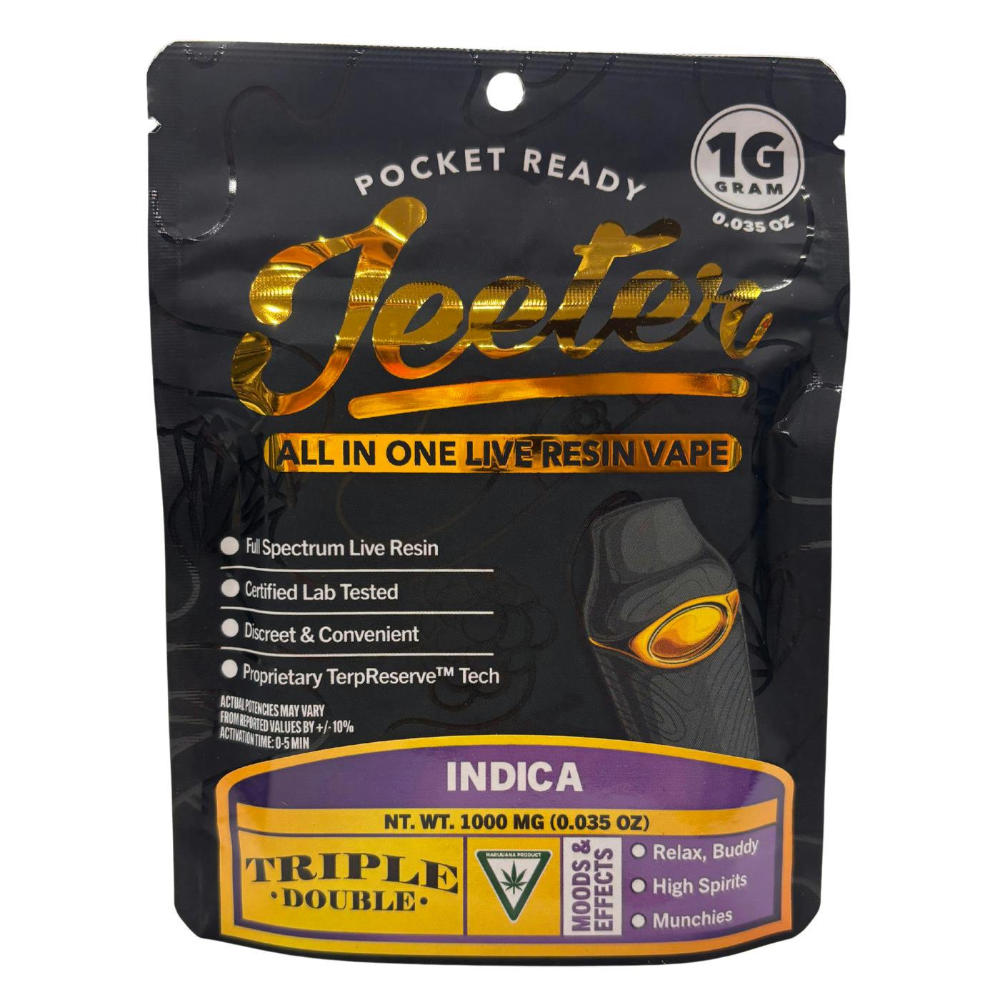 Jeeter Juice - Sour Diesel 1g Live Resin Disposable