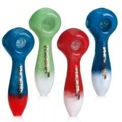 4.5" Gradient Colour Glass Pipe