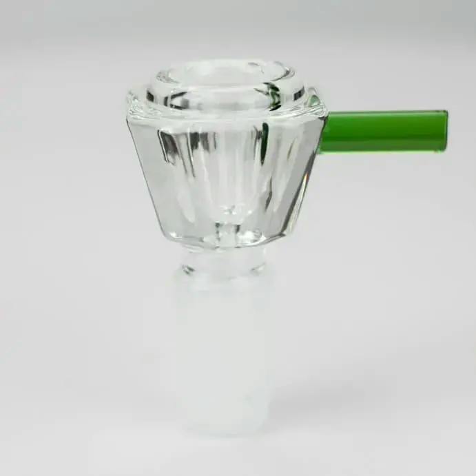 Octagon Bowl w/ Bar Handle - Green