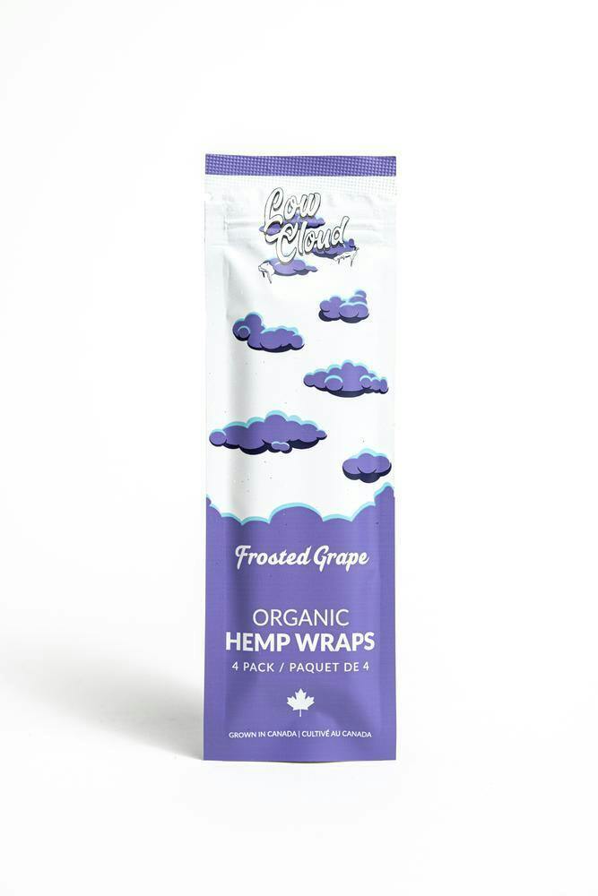 Low Cloud Organic Hemp Wraps - Frosted Grape