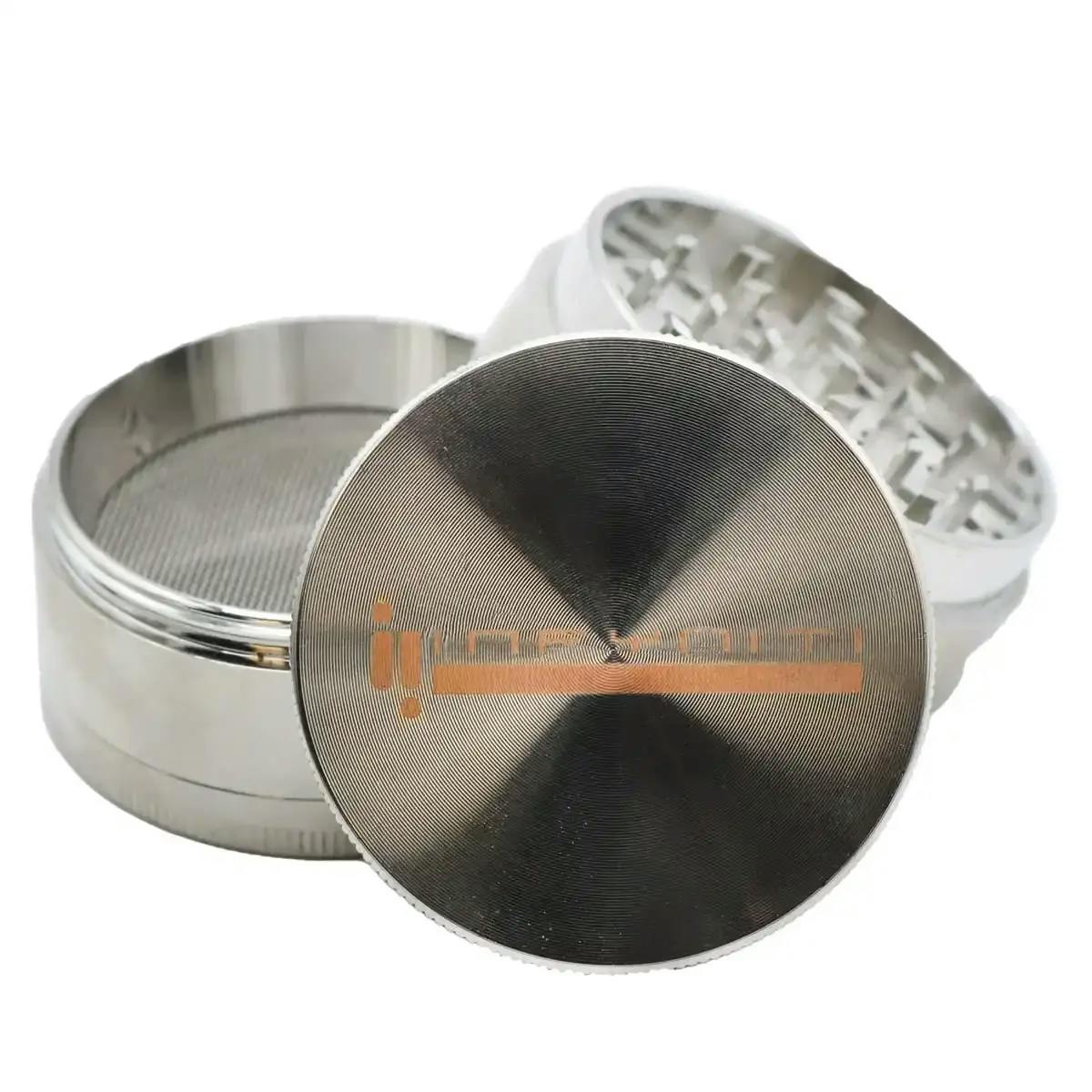 Infyniti Branded Zinc Grinder - White Nickel