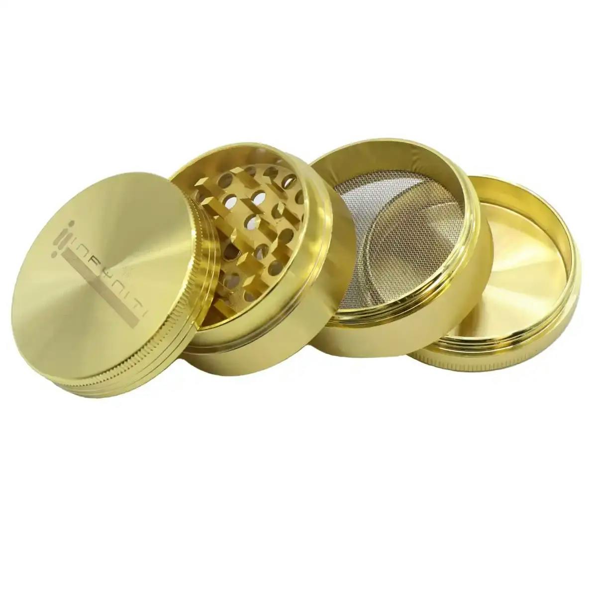 Infyniti Branded Zinc Grinder - GOLD