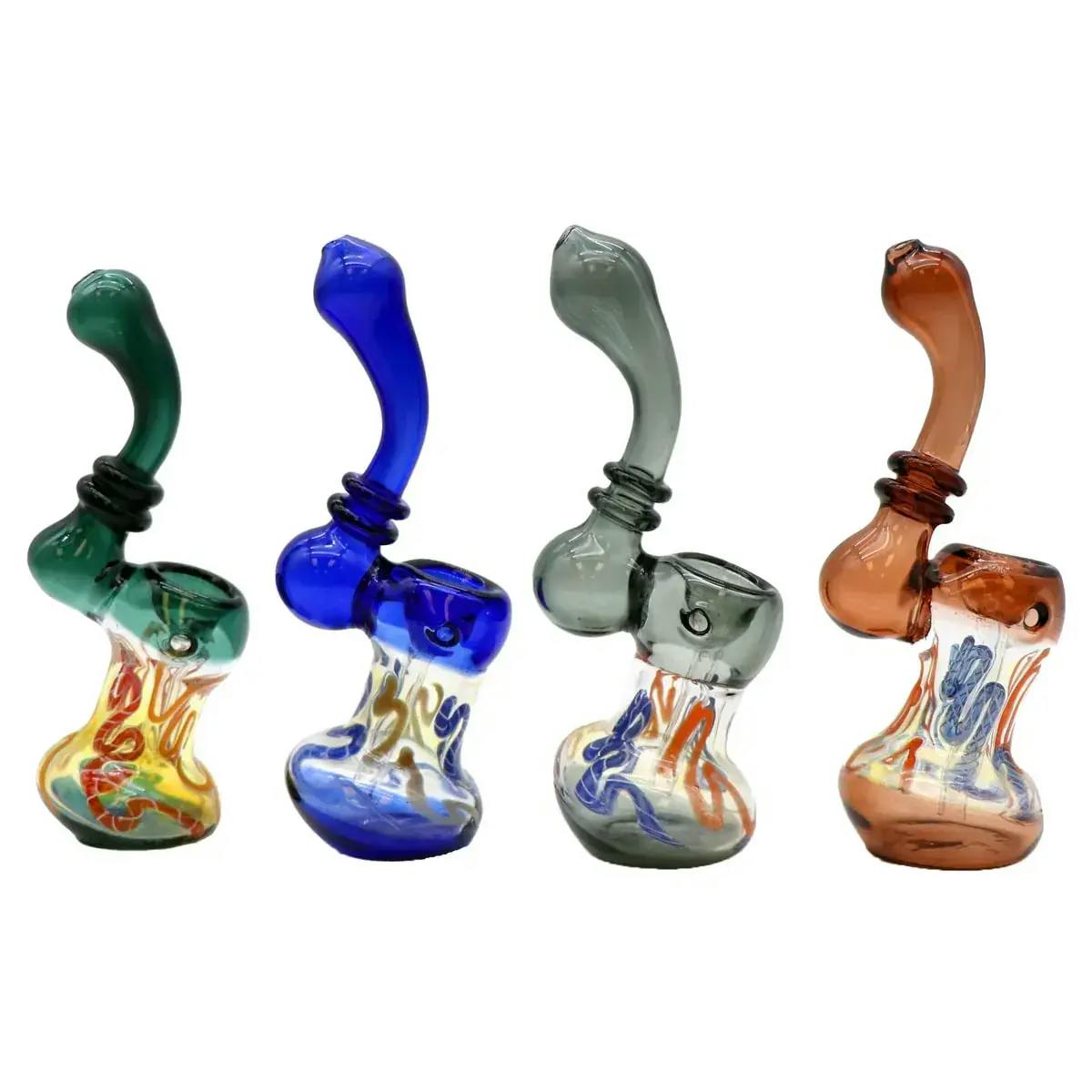 7" Dark Assorted Colour Bubbler