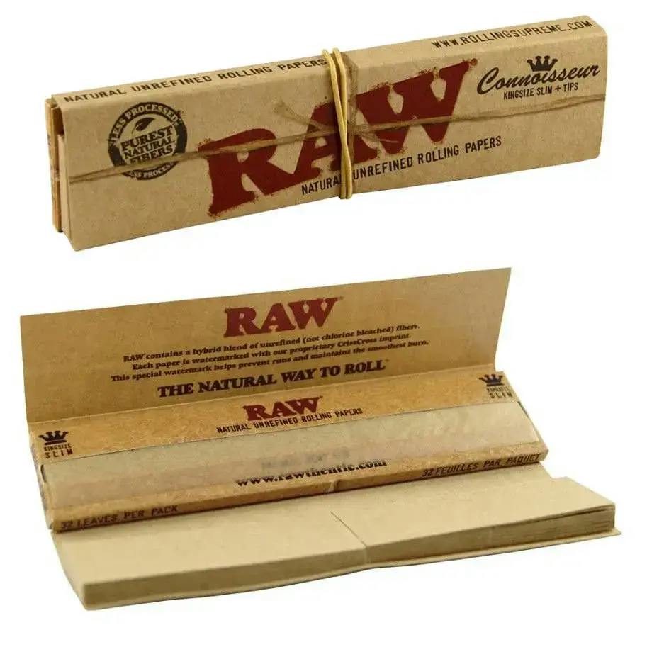 Connoisseur King Size Rolling Papers w/ Tips