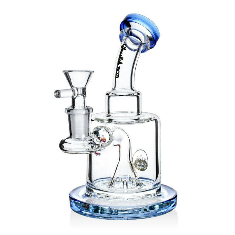 Small Bubbler & Dab Rig w/ Perc - 7"