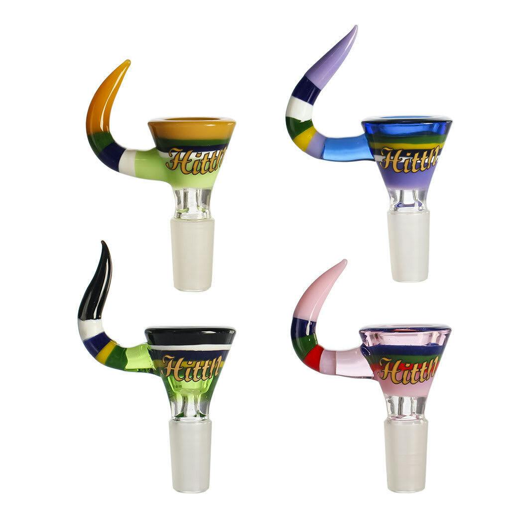 Multi-Coloured Bowl w/ Horn Handle