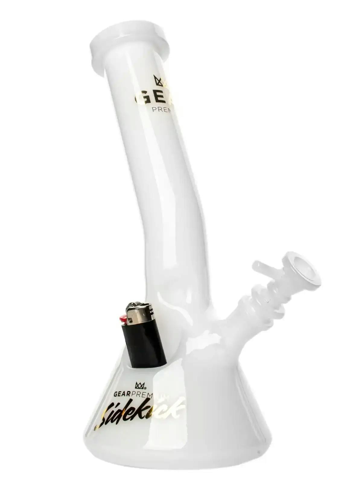 Laid Back Sidekick Bong - 12" White