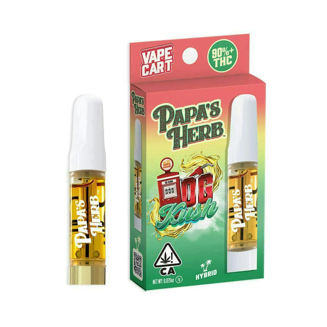 Papa's Herb - OG Kush (H) 1g Cartridge - Retail