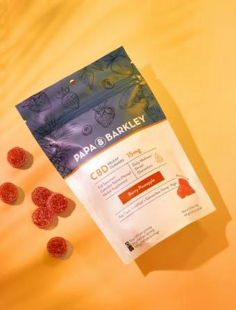Papa & Barkley - Berry Pomegranate- Sleep Releaf Gummies 1:1:1 CBD-THC-CBG DNRO - Retail