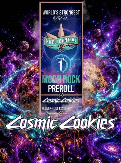 Presidential - Cosmic Cookies (H) - 1.5g Moon Rock Infused Blunt - Retail
