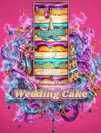 Presidential - Wedding Cake (I) - 1.5g Moon Rock Infused Blunt - Retail