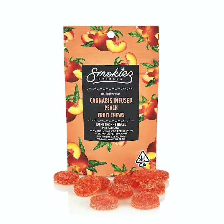 Smokiez Fruit Chews — Sweet Peach