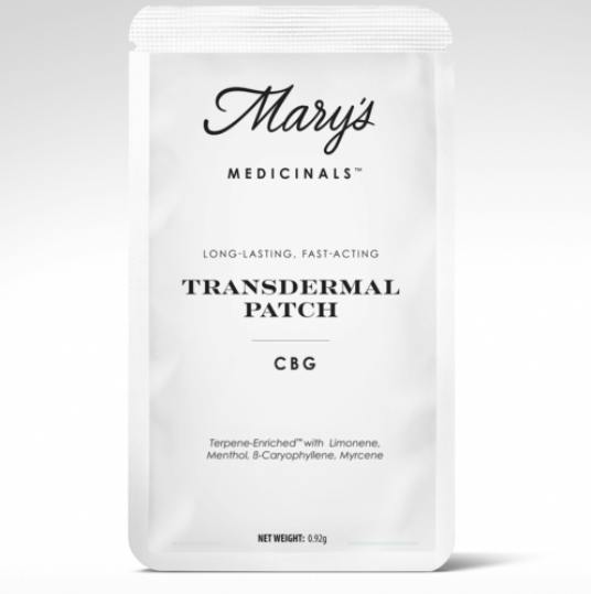 Mary's Medicinals Transdermal Patch CBG 20mg