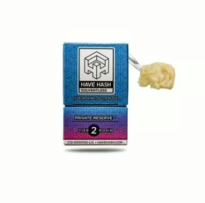Have Hash - Tractor Toolz - Private Reserve - Live Rosin (1g)