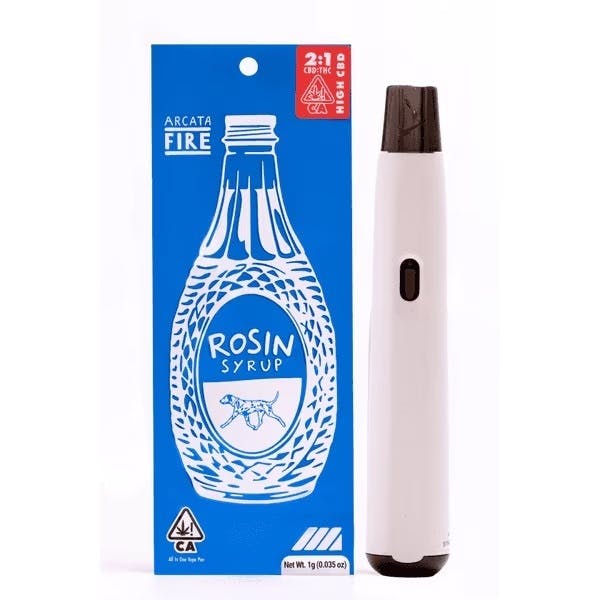 Arcata Fire — High CBD/THC Live Rosin All-In-One Vape 1g Sativa - Black Lime Sour