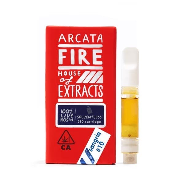 Arcata Fire — Live Rosin Cartridge 1g Hybrid - Straw-Guava