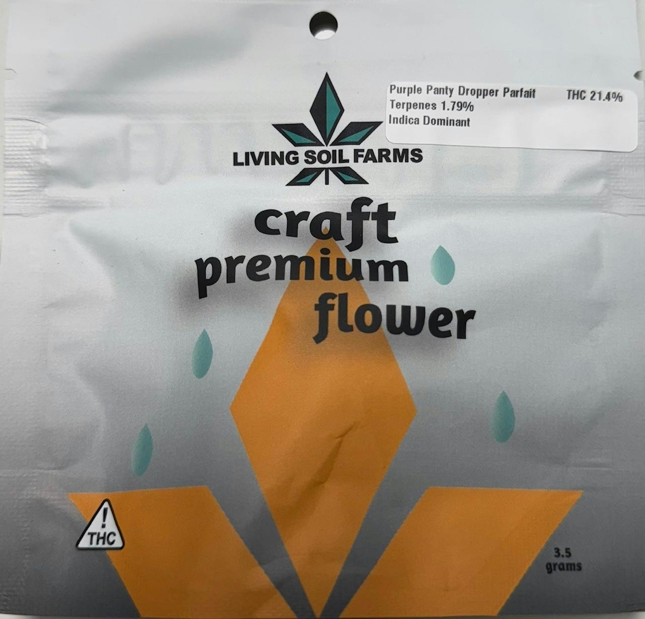 Purple Panty Dropper Parfait | 3.5G Flower | Living Soil