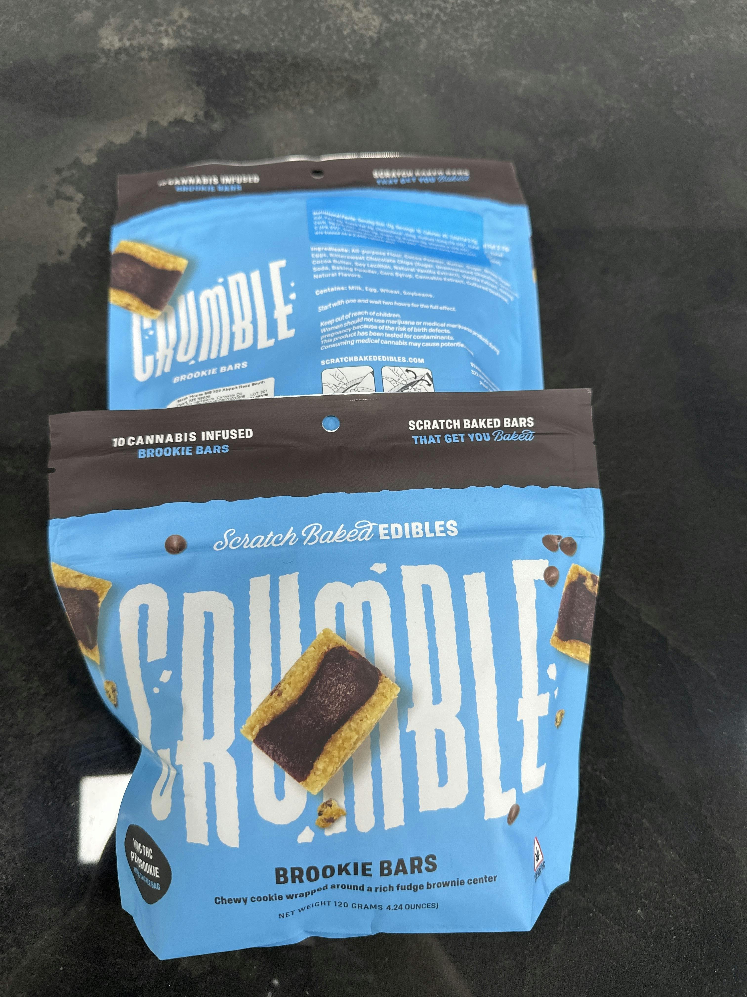 Brookie Bars | 100mg 10 Pk | Crumble
