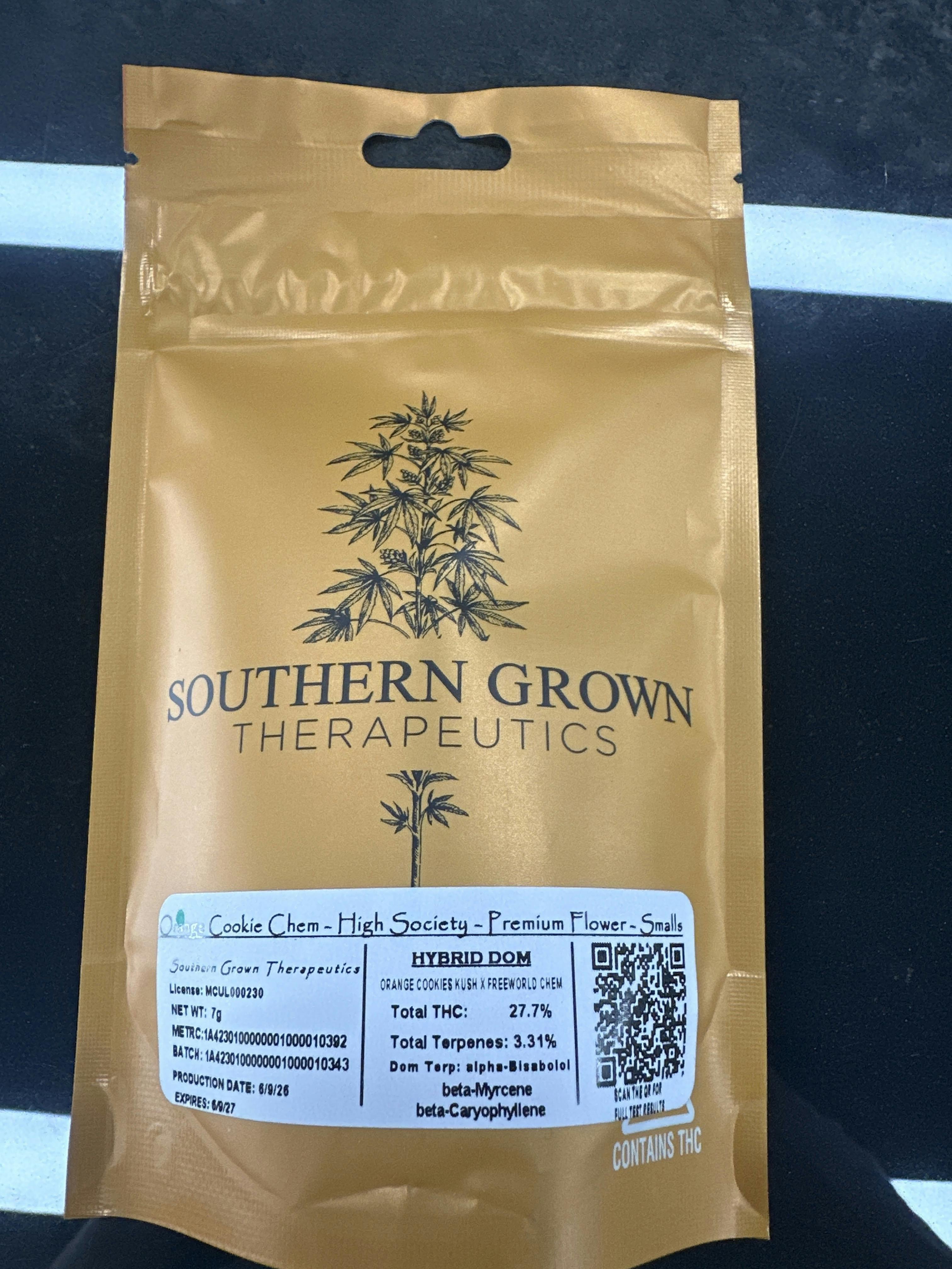 New* Orange Cookie Chem - 7g Flower | Southern Growb