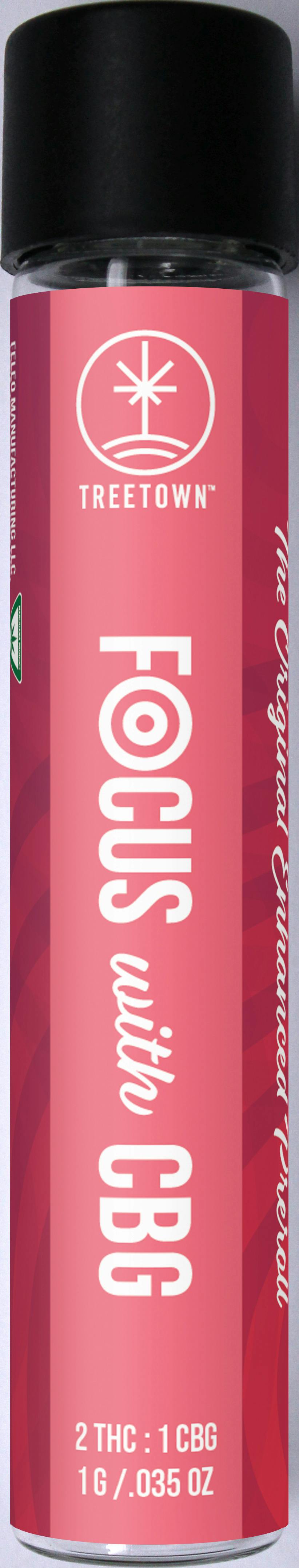 TreeTown Focus Enhanced THC/CBG Pre-Roll 1G Sex Tape