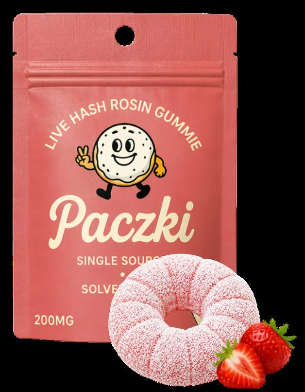 Paczki Live Rosin Gummy 200mg Strawberry
