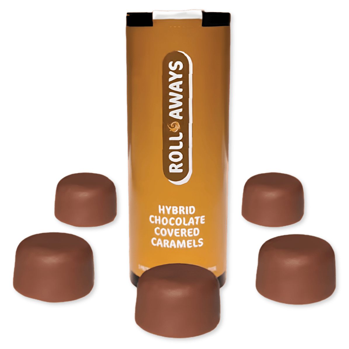 CHOCOLATE | ROLL-AWAY | CHOCOLATE COVERED CARAMEL | 50MG | 5PK