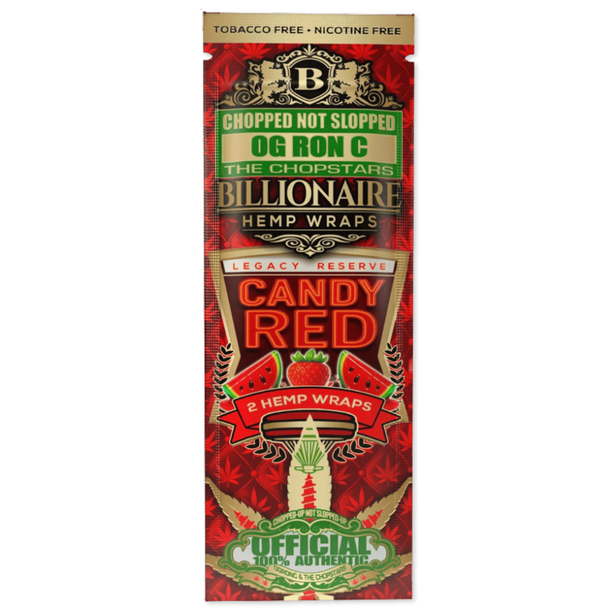 HEMP WRAP | CANDY RED | 2PK