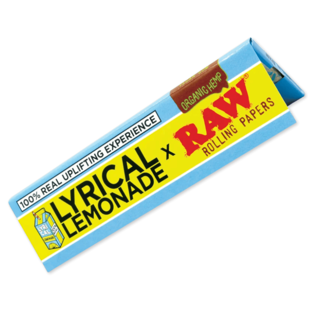 ROLLING PAPERS | RAW X LYRICAL LEMONADE ORGANIC HEMP | KING SIZE | 32PK