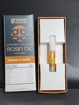 Groove Blueberry Muffin Live Rosin 0.5g Cart