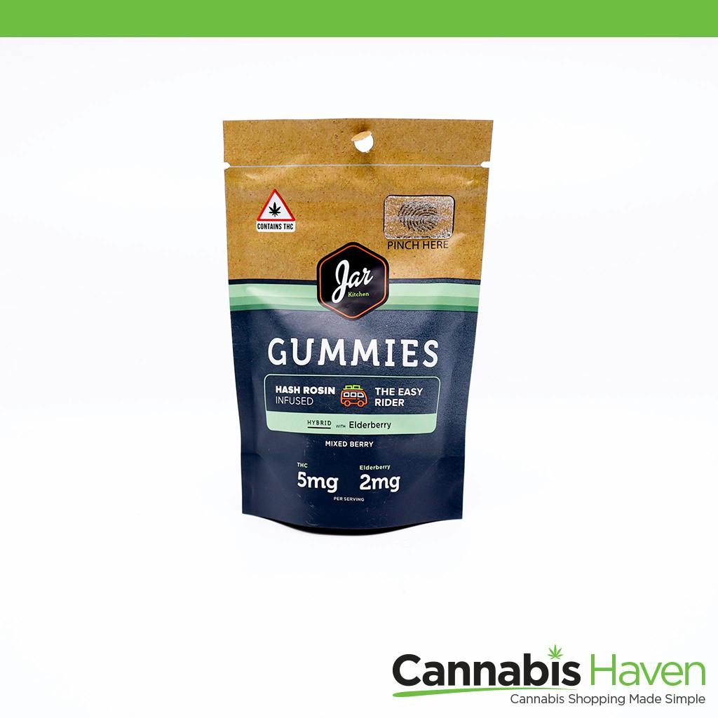 Jar Co Elderberry HYB 100mg hash Gum