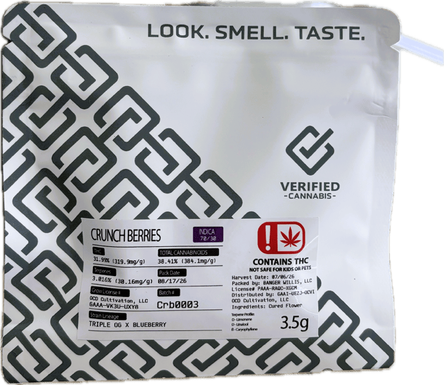 OCD PrePack 1/8 - Crunch Berries - 3.5g