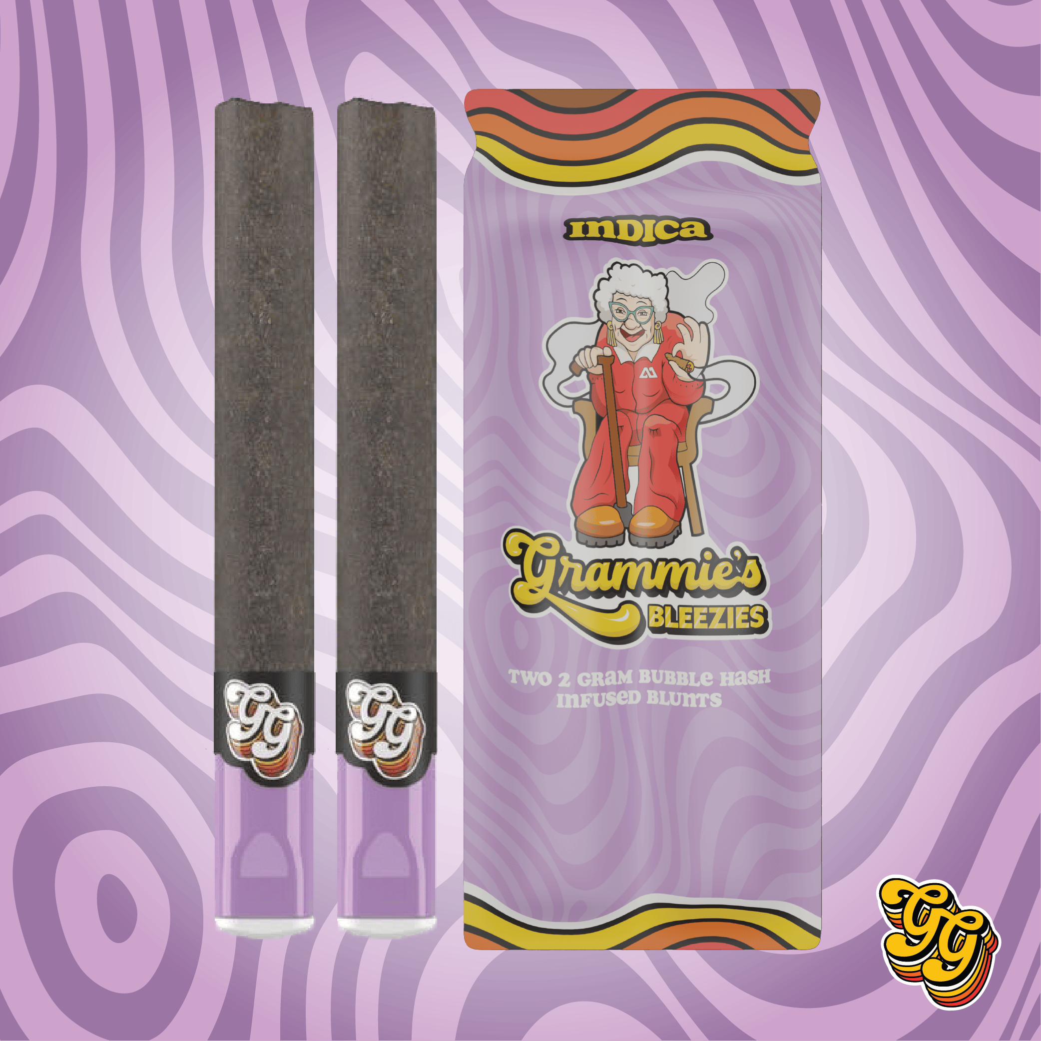 Grammies - BLUNT (BUBBLE HASH INFUSED) - Sunset Diesel - 4g
