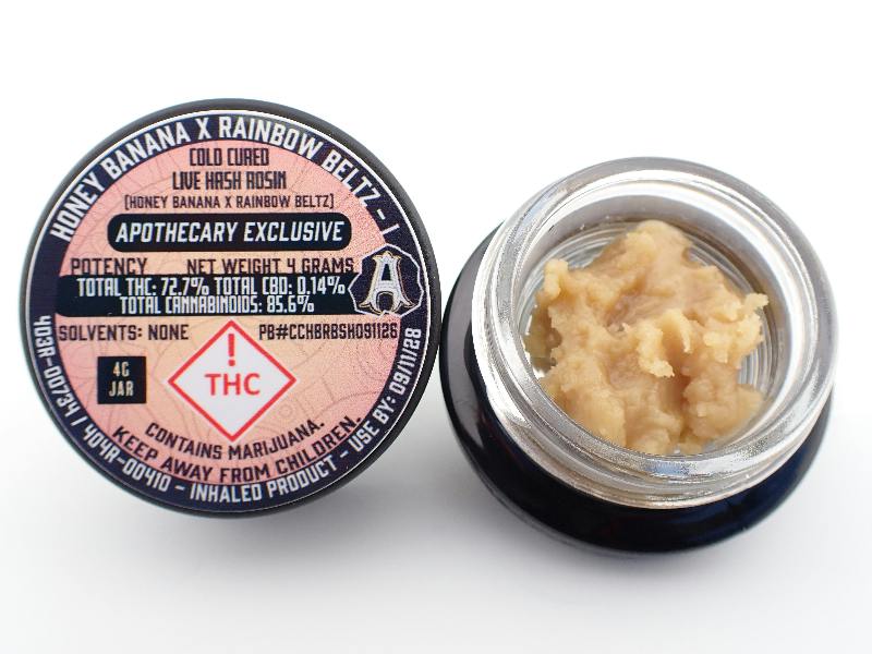 Honey Banana X Rainbow Beltz Live Hash Rosin Baller - I 4G