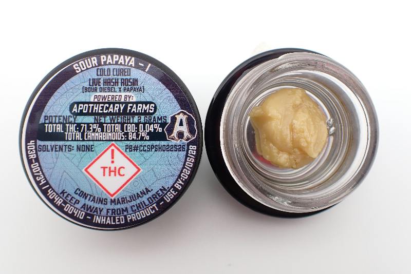 Sour Papaya Live Hash Rosin - I 2G