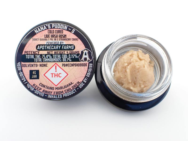 Nana's Puddin Live Hash Rosin Baller - S 4G