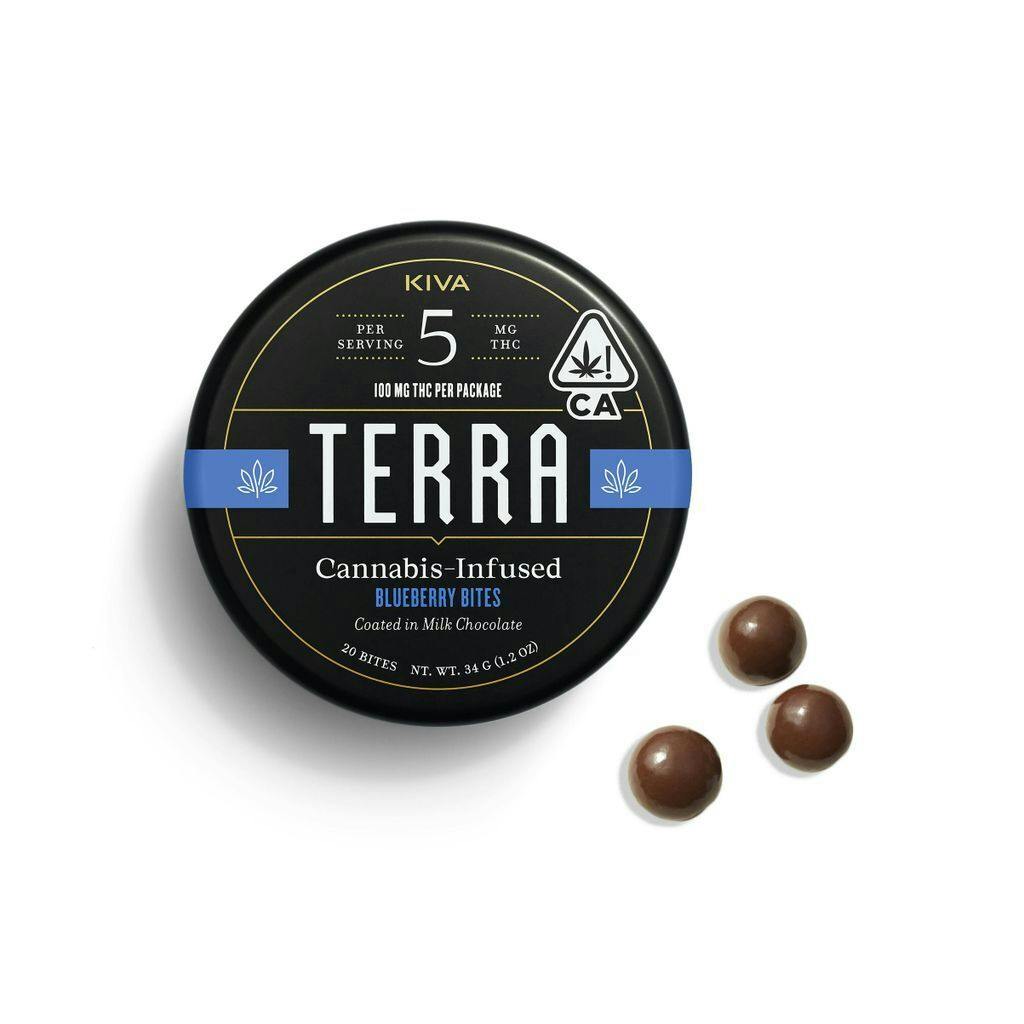 Kiva Confections: Milk Blueberries Terra Bites
