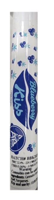 Blueberry Kiss | Kief Infused Pre-Roll | 1g