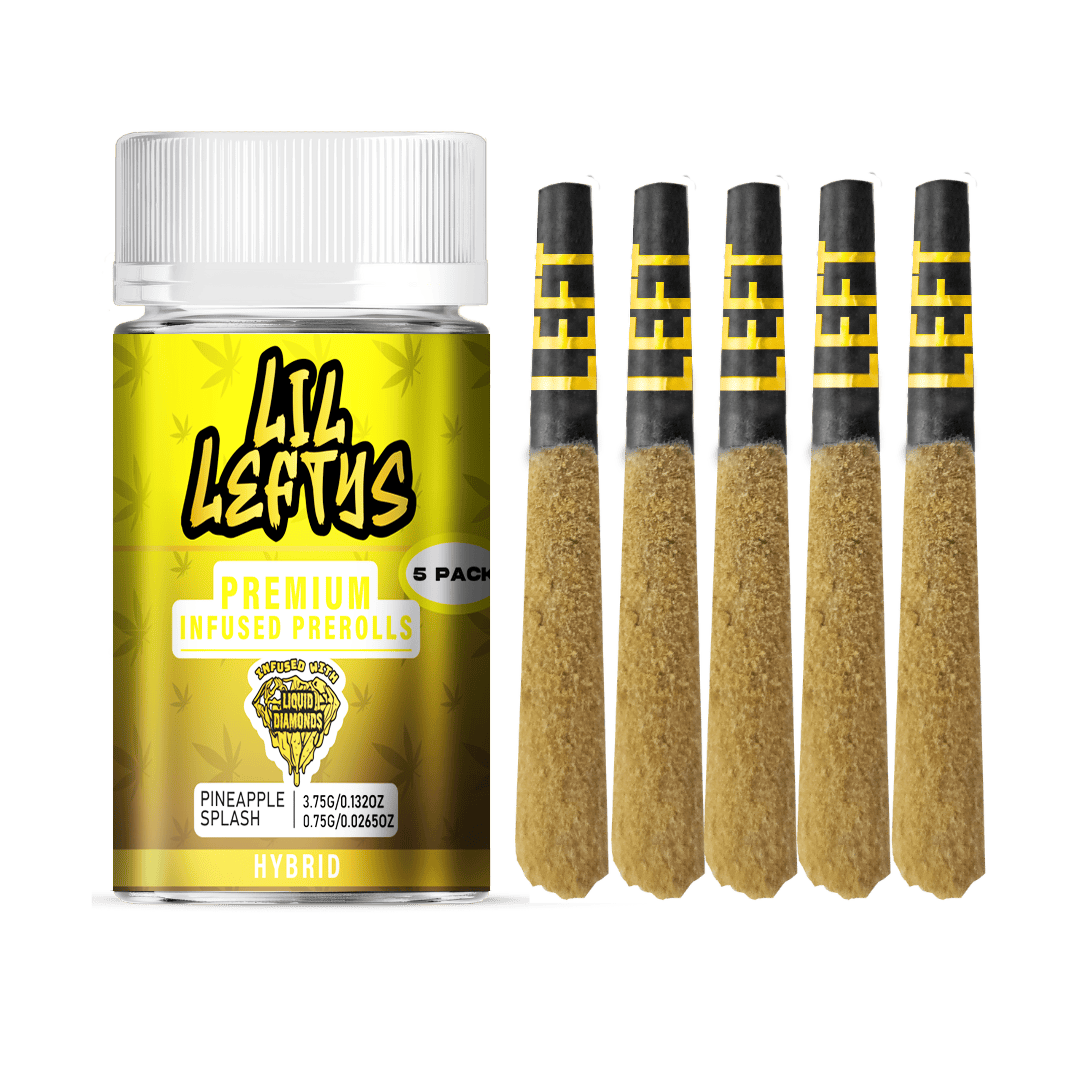 Lil Leftys | Pineapple Splash | Infused Pre-Roll 5 Pack | 3.75g