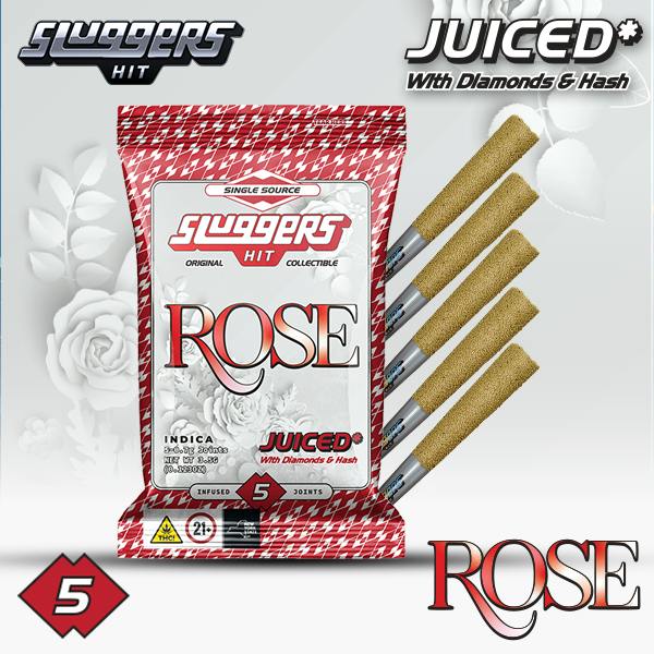 Sluggers | Rose | Juiced | Infused Pre-Roll 5 Pack | 3.5g