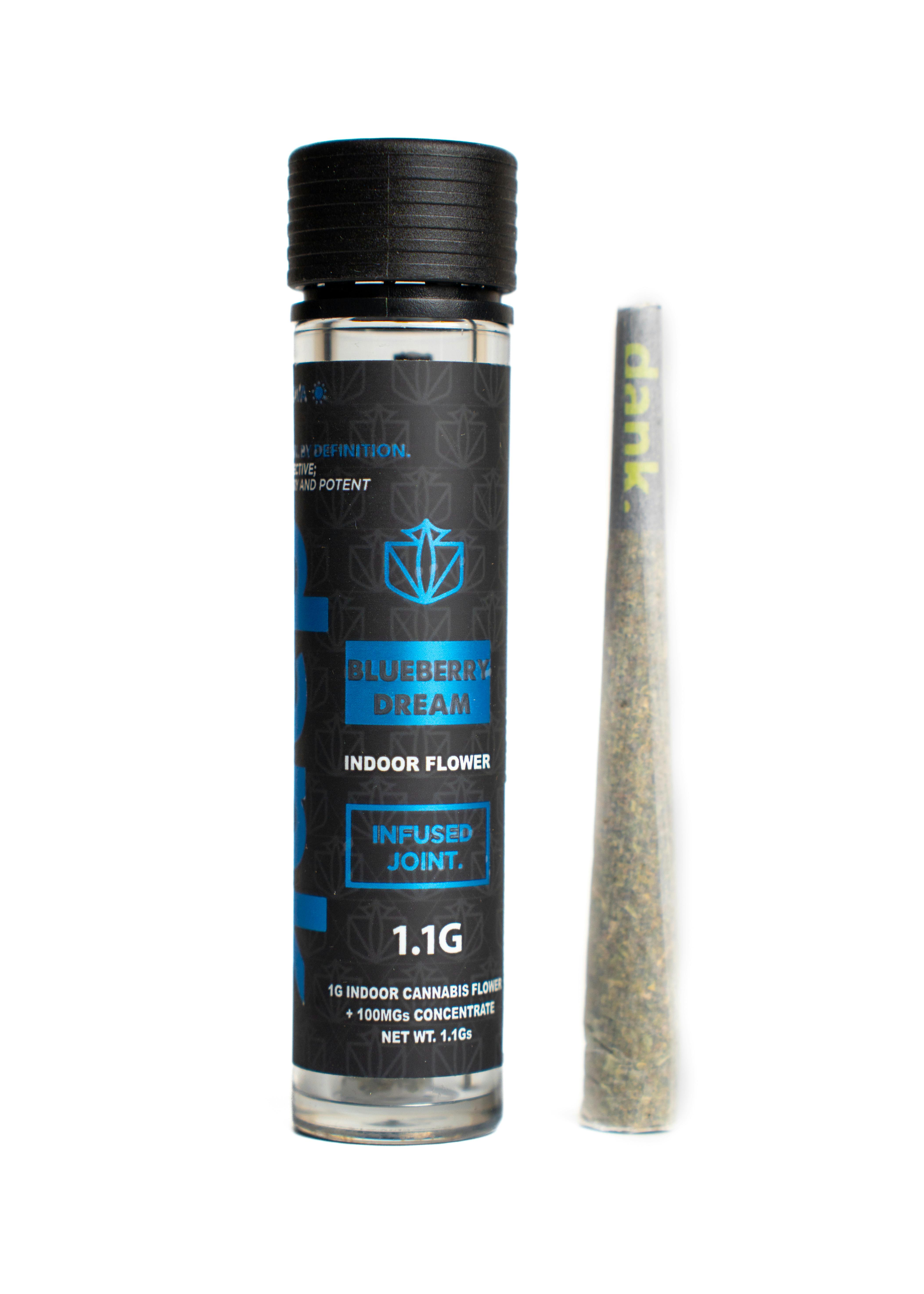 Dank | Blueberry Dream | Infused Pre-Roll | 1.1g